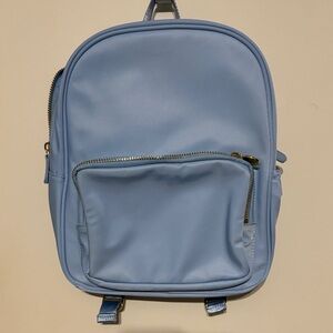 Stoney Clover Lane Periwinkle mini Backpack with Front Zip Pocket